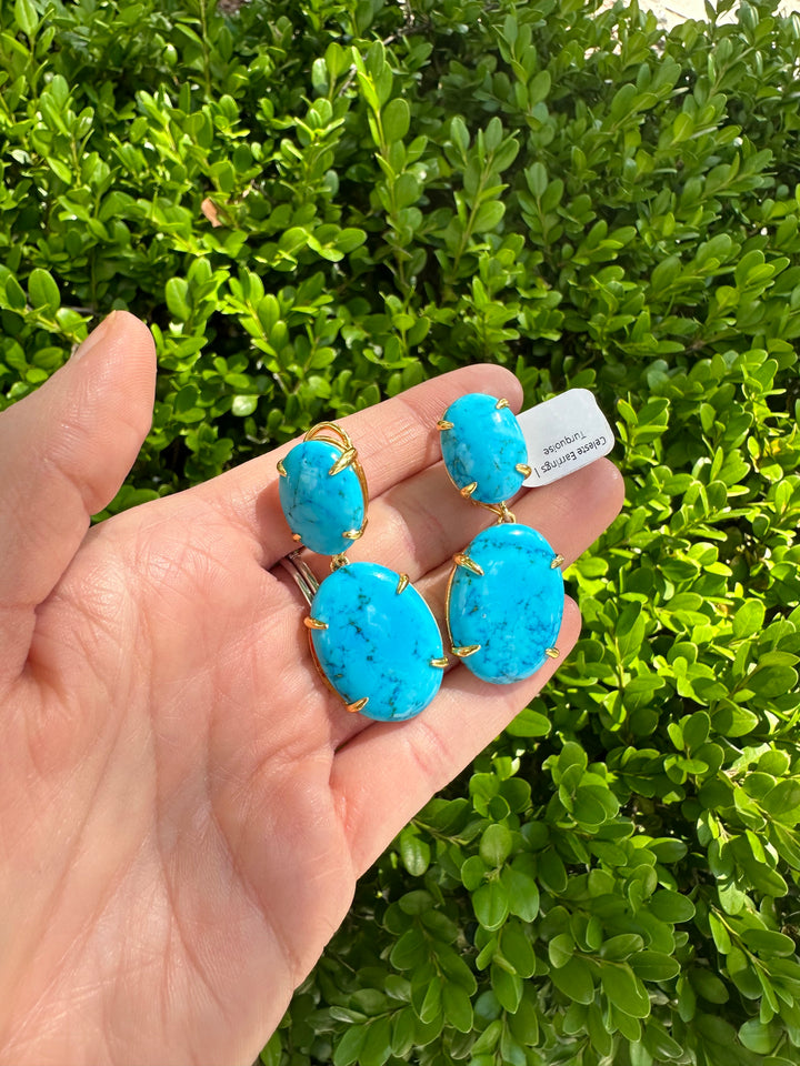 Celeste Earrings | Turquoise