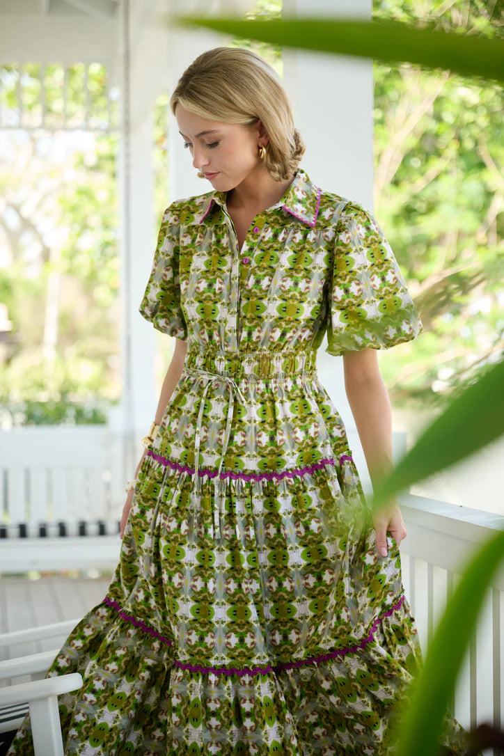 Banyan Puff Sleeve Dress | Camo