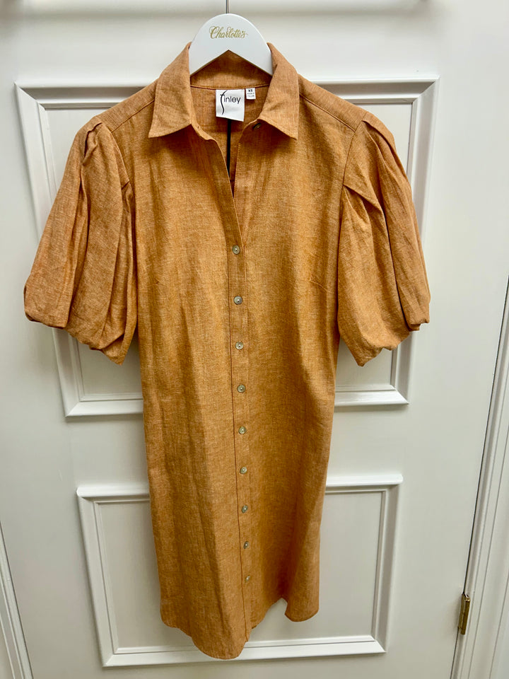 Madeline Dress | Rust