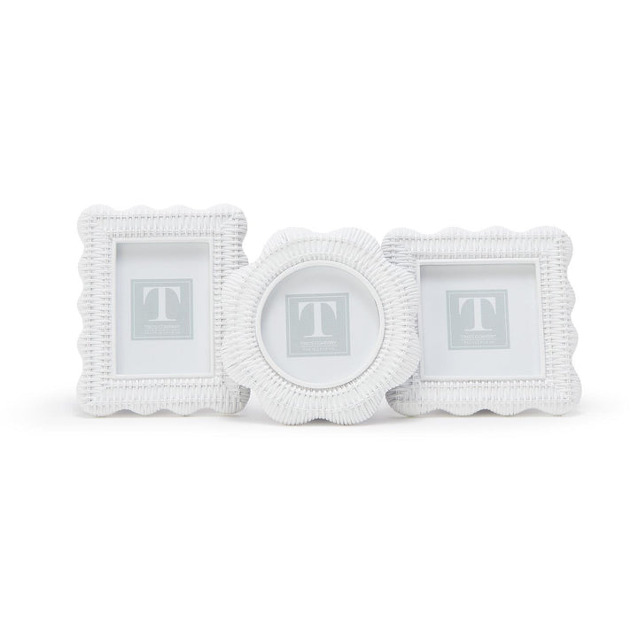 Scalloped Rattan Weave Frames | + Sizes