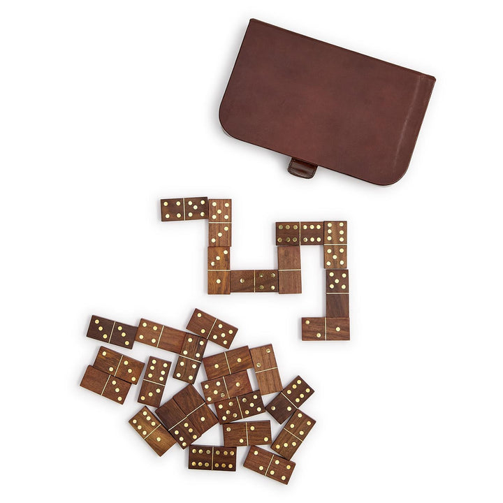 Leather Domino Set