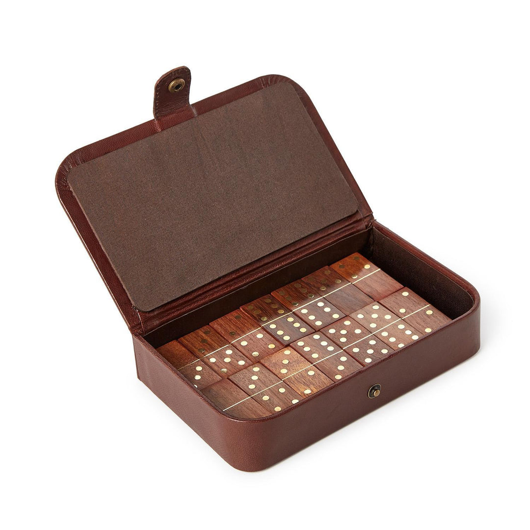 Leather Domino Set