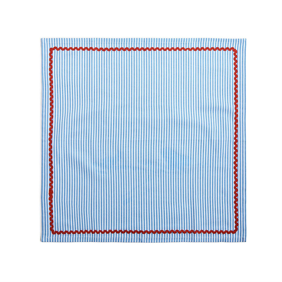 Blue Stripe Dinner Napkins