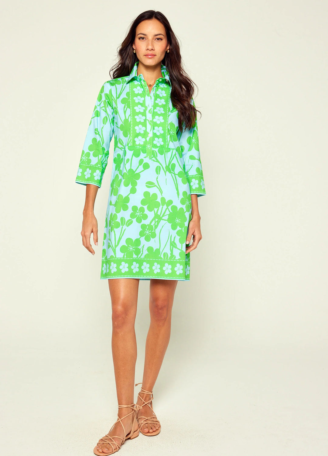 Charlie Shirtdress | Petal Blue