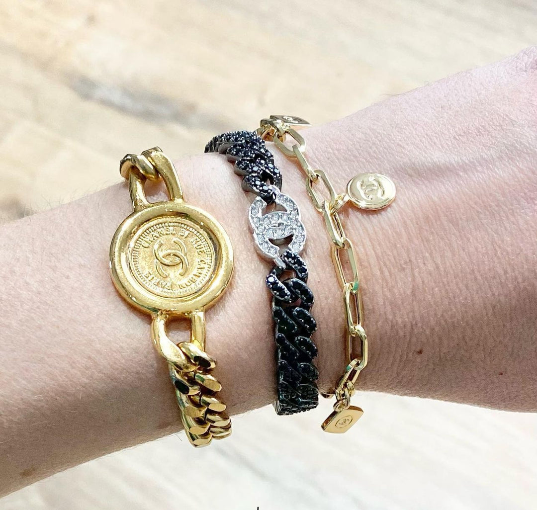 Tiny CC Charm Bracelet