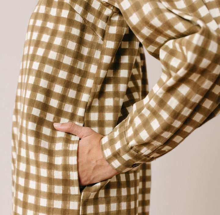 Painted Gingham Marlowe Dress