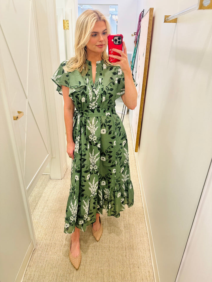Leni Dress | Lavende Moss