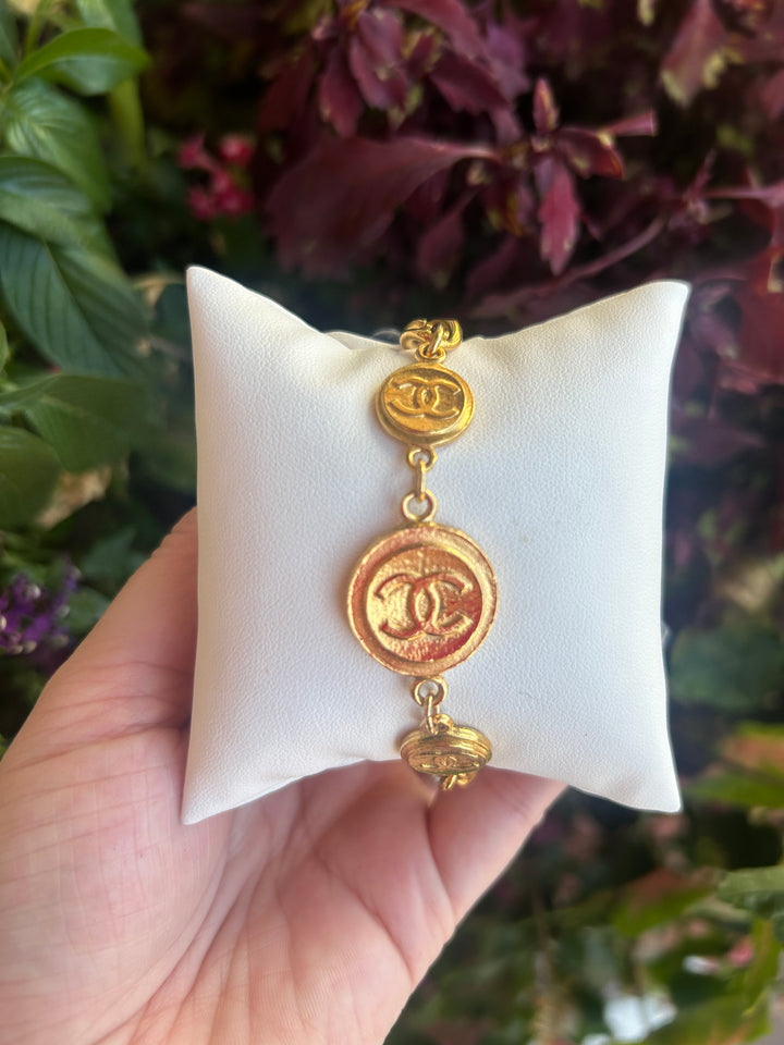 CC Three Coin Bracelet