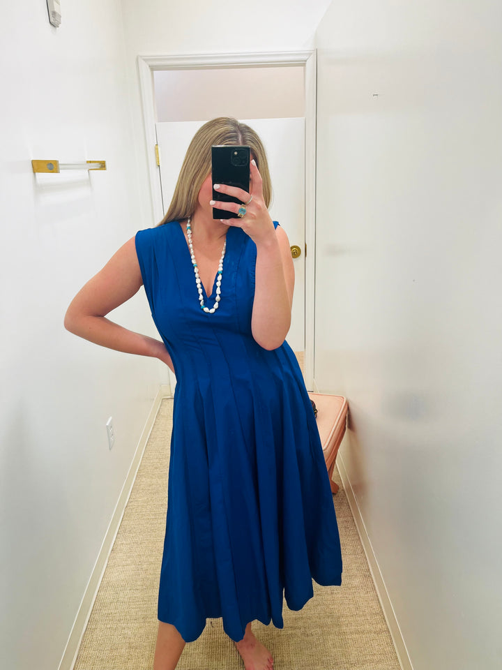 Bowery Midi Dress | Blue Shower