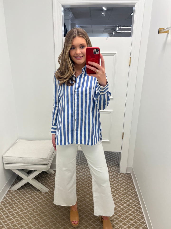 Meg High Rise Wide Leg Jeans | Optic White