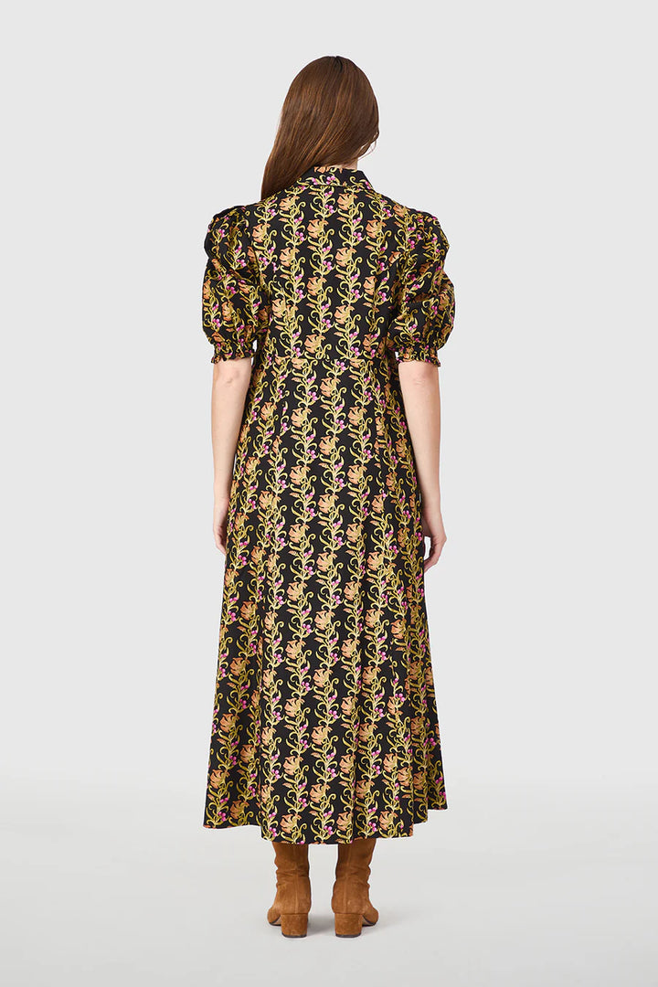 Rosie Shirtdress | Berrywood Scroll