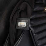 Chanel Chevron Lambskin Fold Up Again Clutch | Black