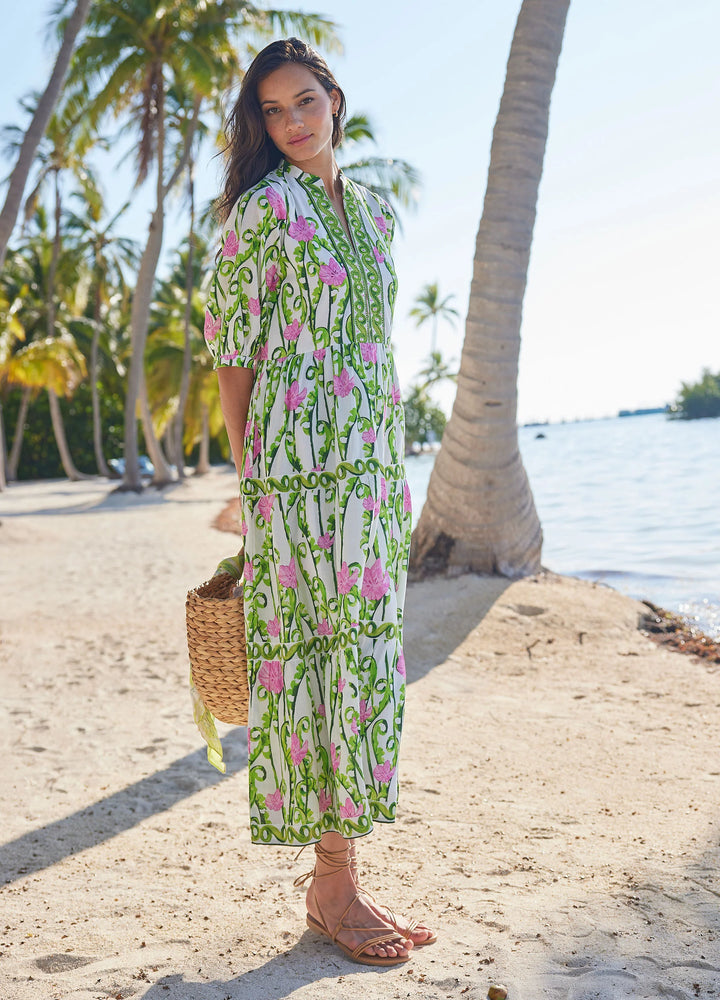 Chloe Tiered Dress | Blooming Pink