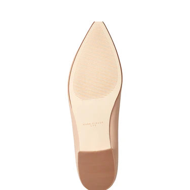 Gunner Pointed Toe Flat | Natural Leather