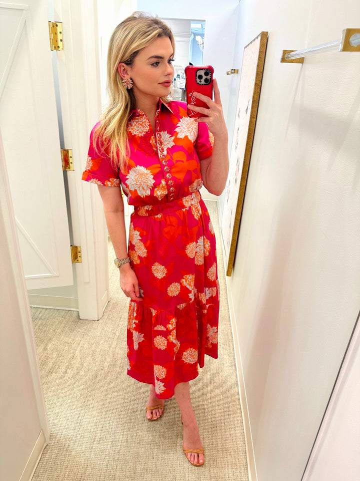 Gwyneth Dress | Dahlia Flourish