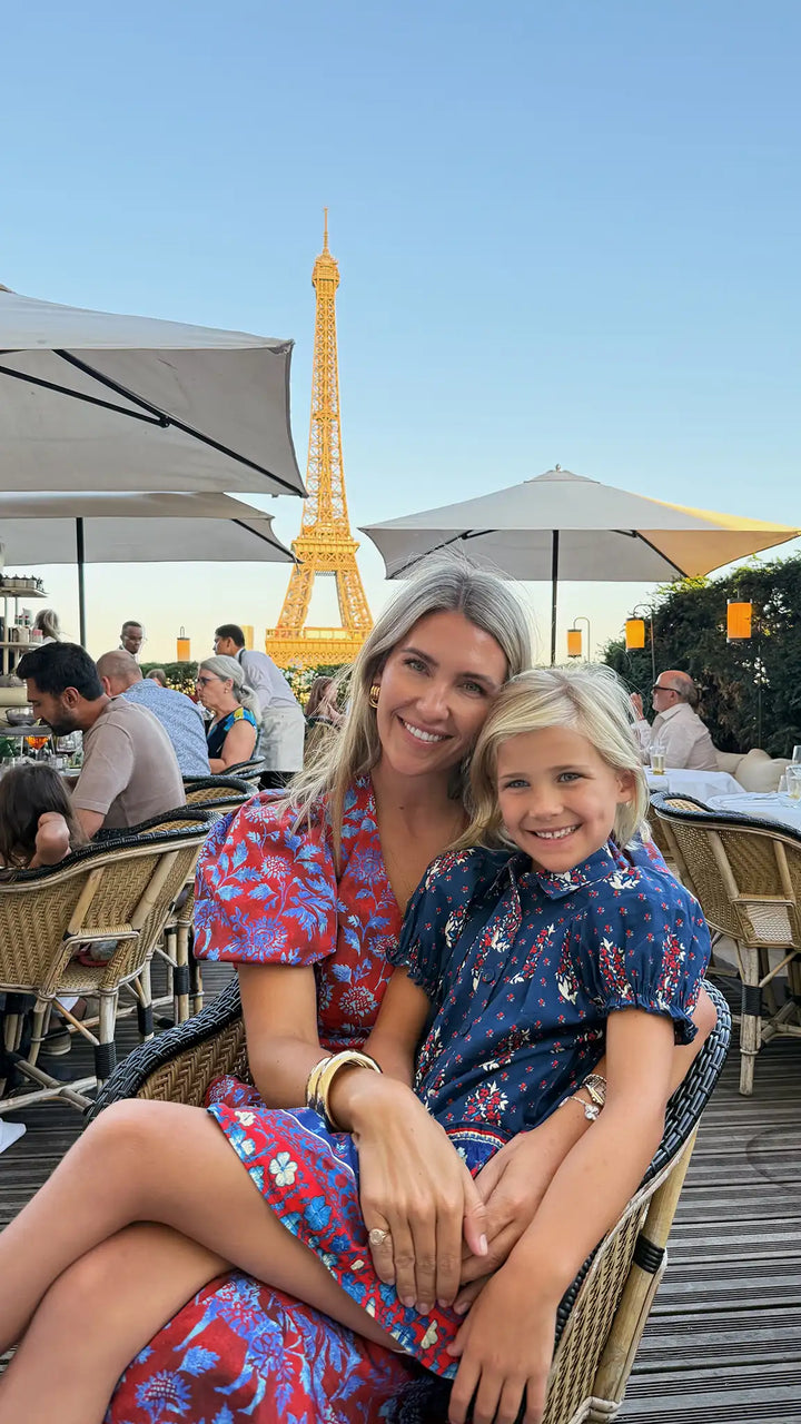 Girl's Drifter Mini | Fall Floral Navy