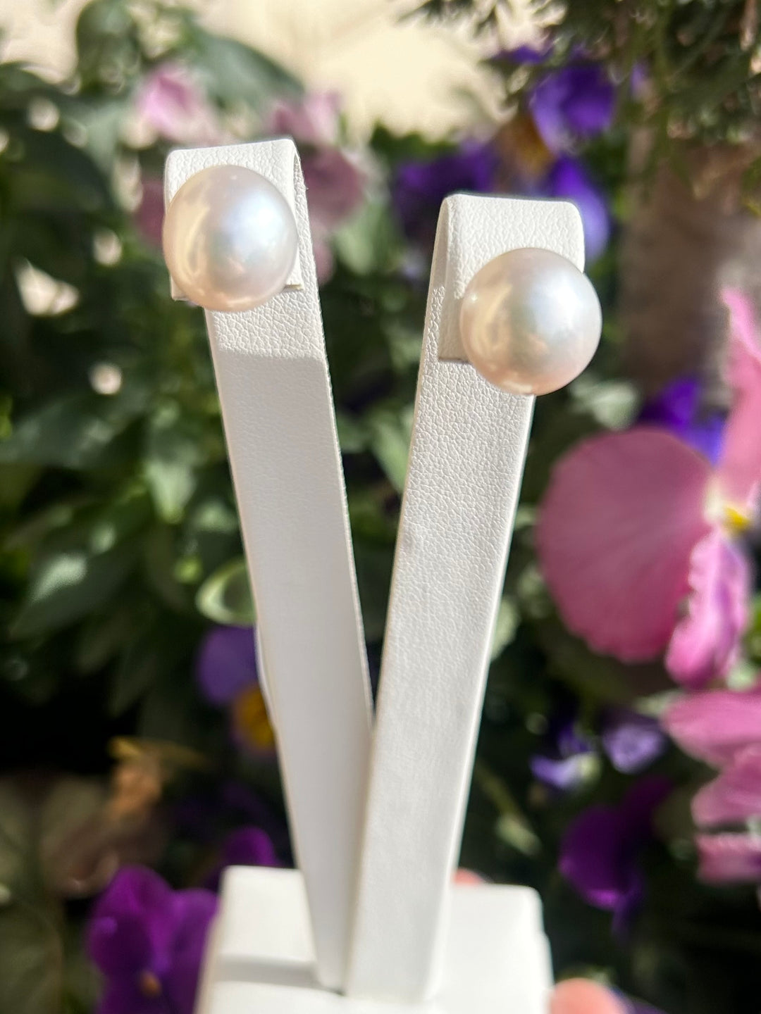 14kt Baroque Freshwater Pearl Studs - Charlotte's Inc