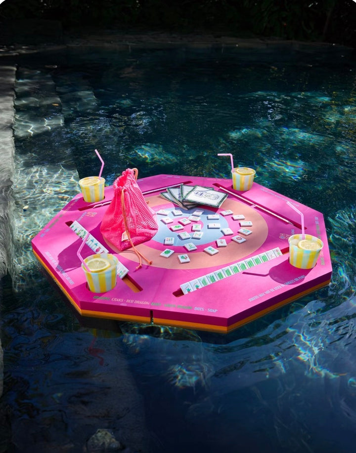 Aqua Jong Pool Mat | Pink