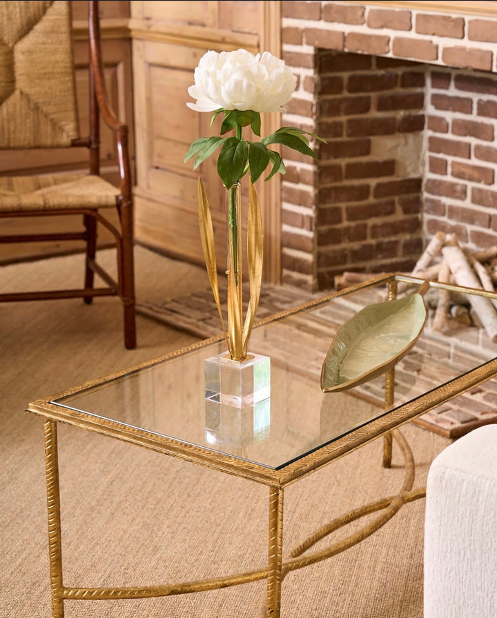 Gold Leaf Vase