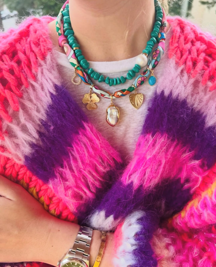 Baroque Pearl Twilly Tie Necklace