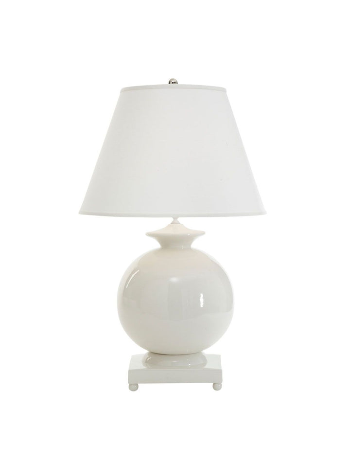 Opus White Ceramic Lamp