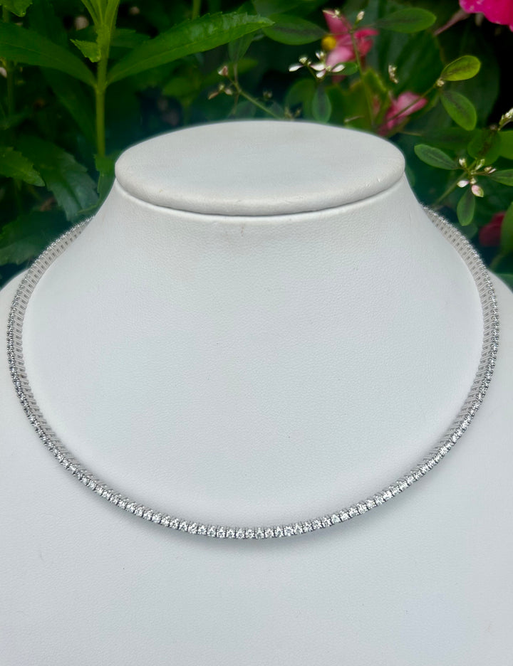 14kt 5.16ct Diamond Flex Necklace