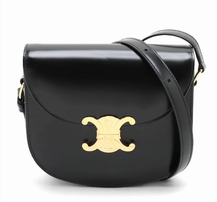 Celine Teen Besace Clea, Shiny Calfskin Bag