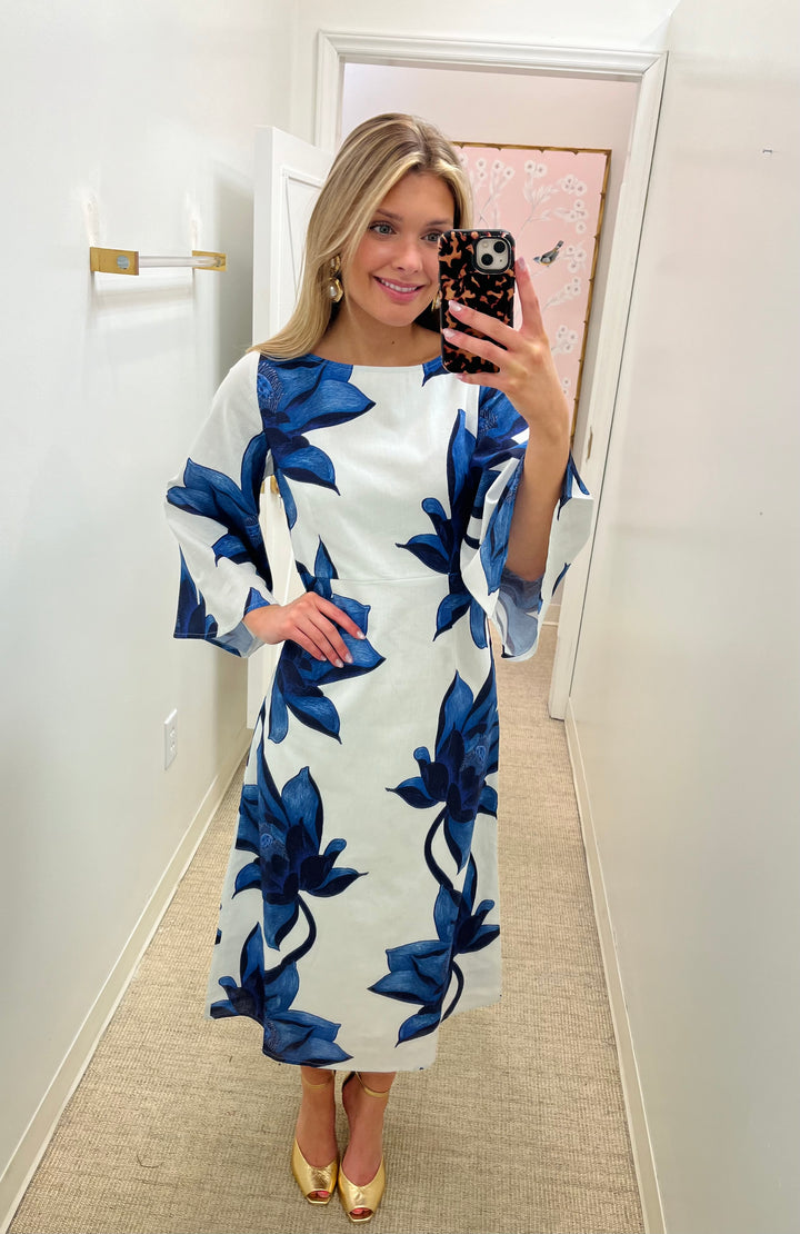 Camelia Dress | Lotus Indigo