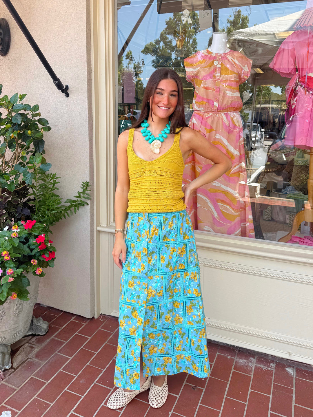 Iris Crochet Top | Marigold