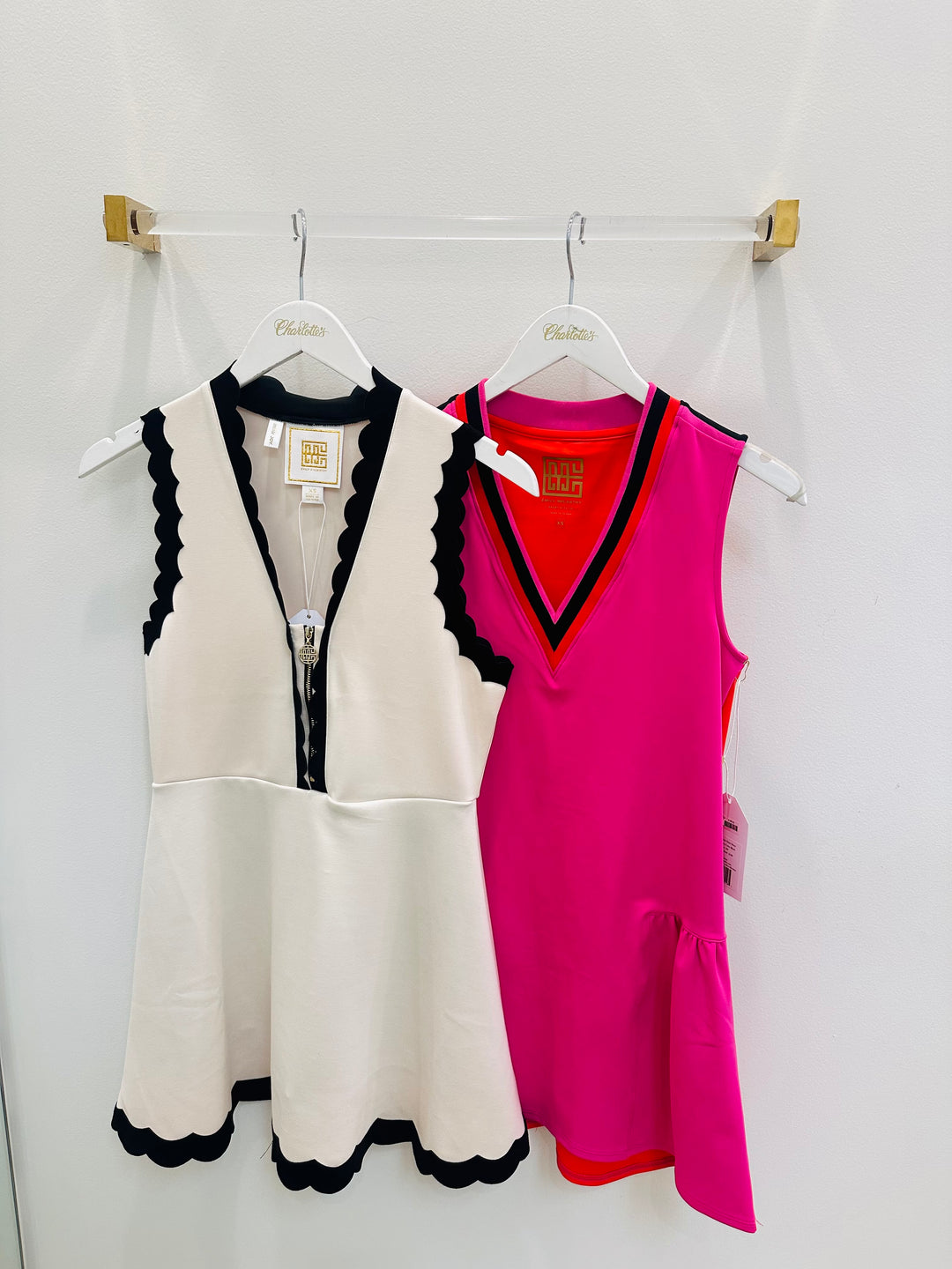 Varsity Orchid Dress | Black Sand