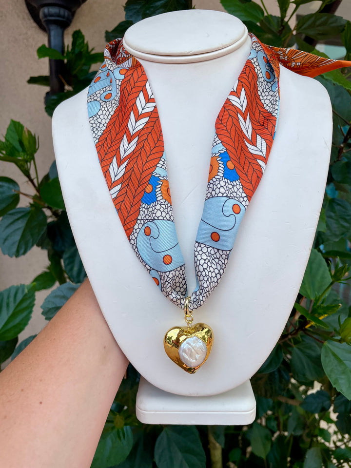 Twilly Tie Single Charm Necklace | +Colors