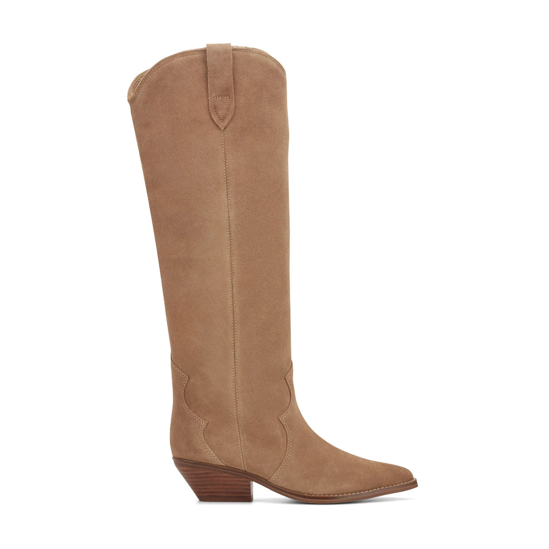 Ander Leather Western Boot |  Medium Natural Suede