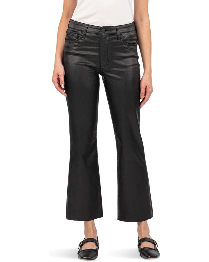 Kelsey High Rise Ankle Flare | Black