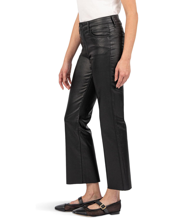 Kelsey High Rise Ankle Flare | Black
