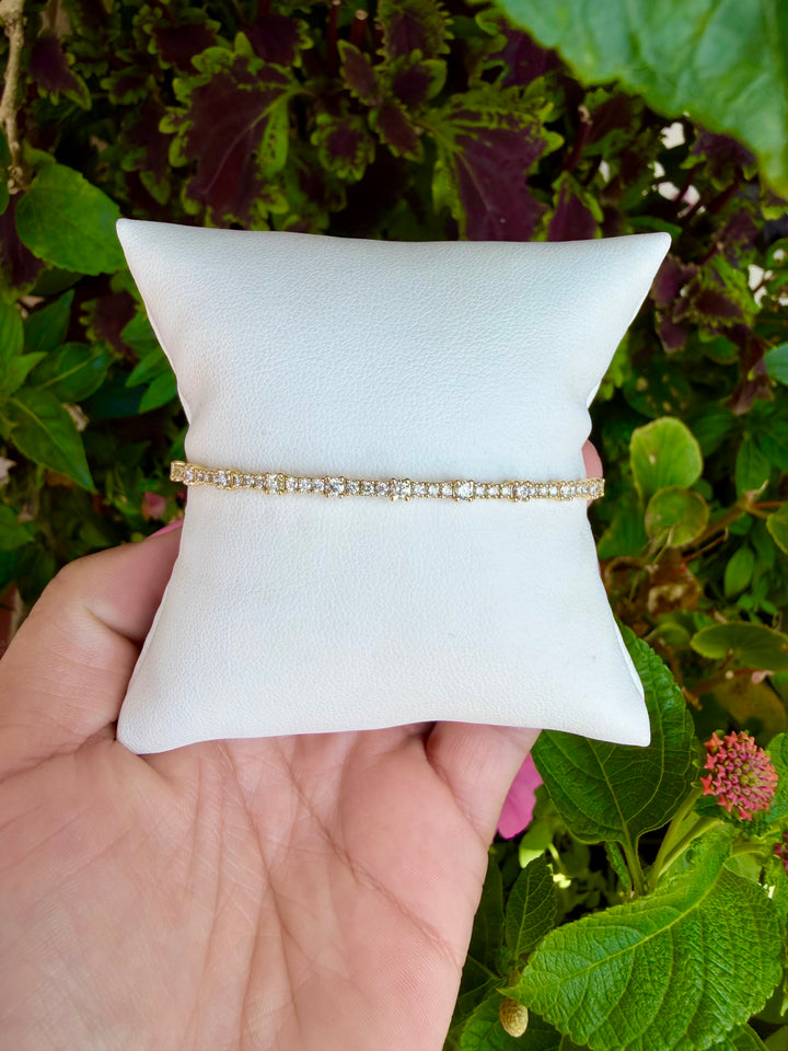 14kt 1ct Diamond Flex Bracelet B5869Y