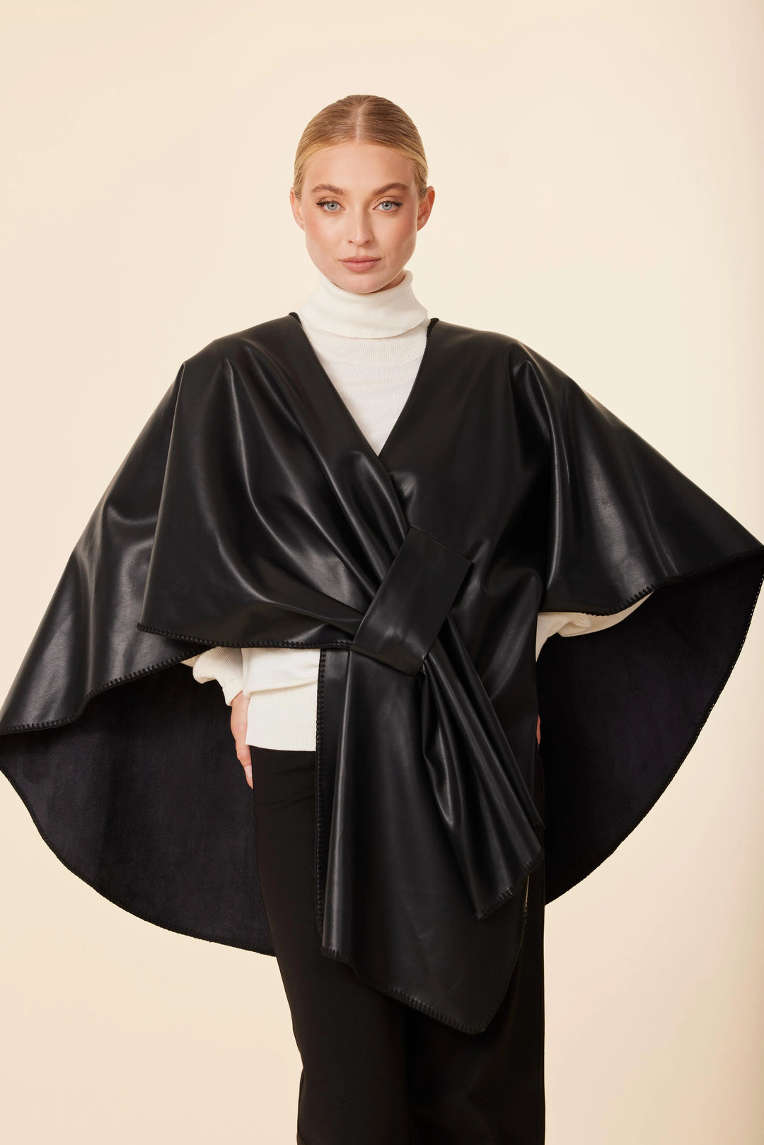 Vegan Leather Wrap | Black
