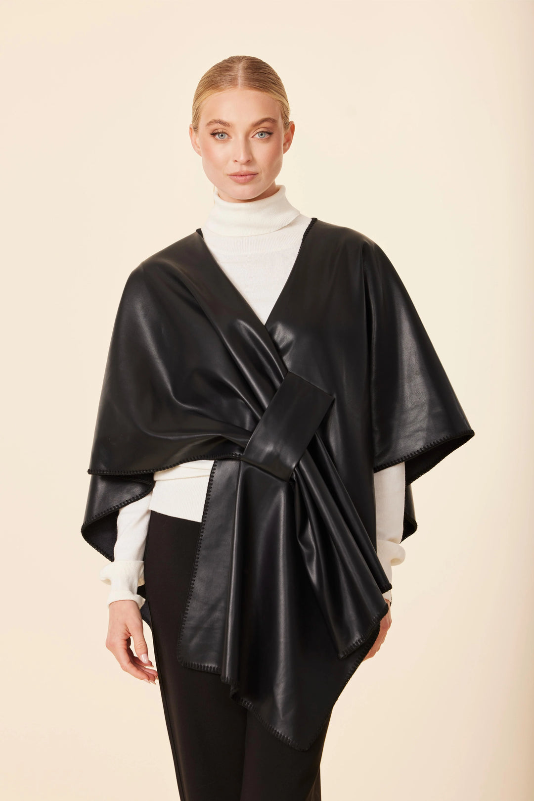 Vegan Leather Wrap | Black