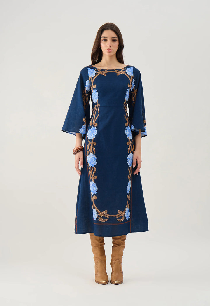 Camelia Dress | Harvest Navy