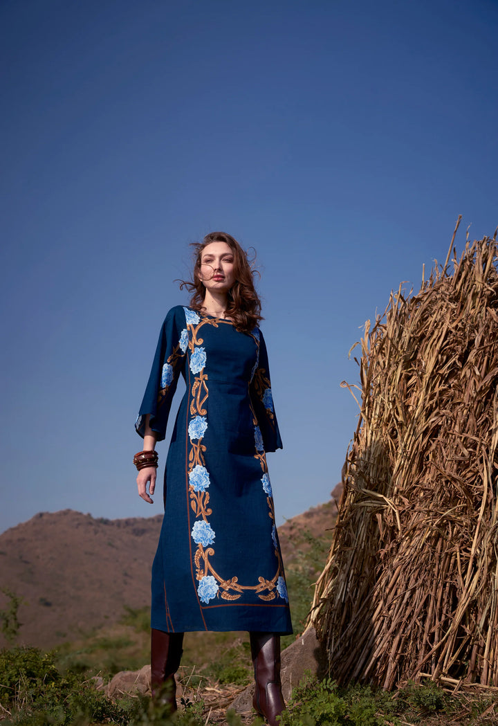 Camelia Dress | Harvest Navy