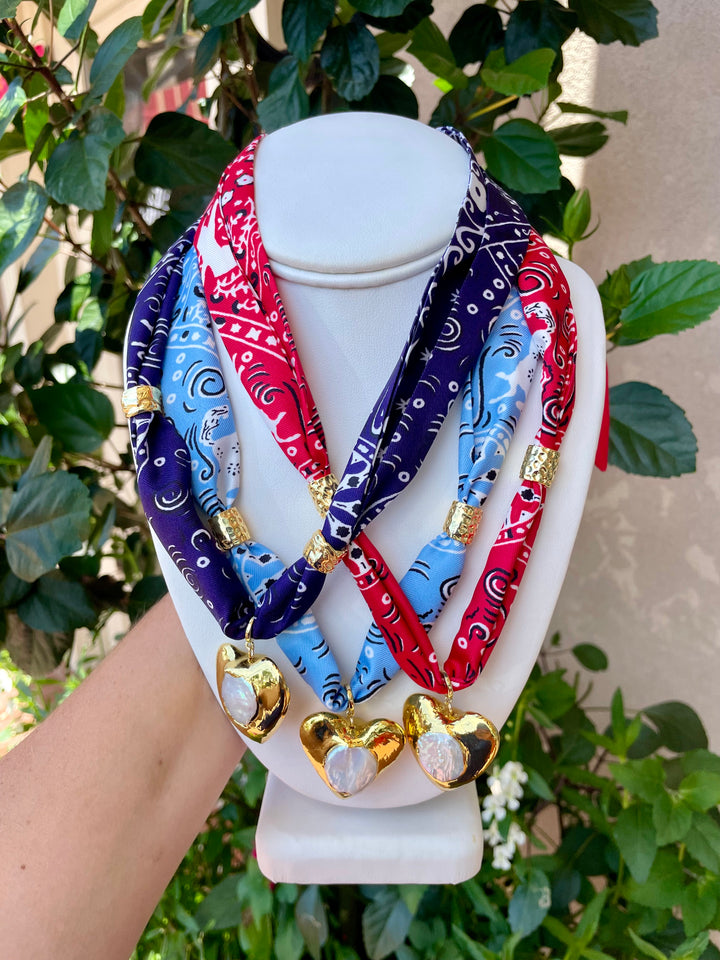 Assorted Gameday Scarf Necklaces