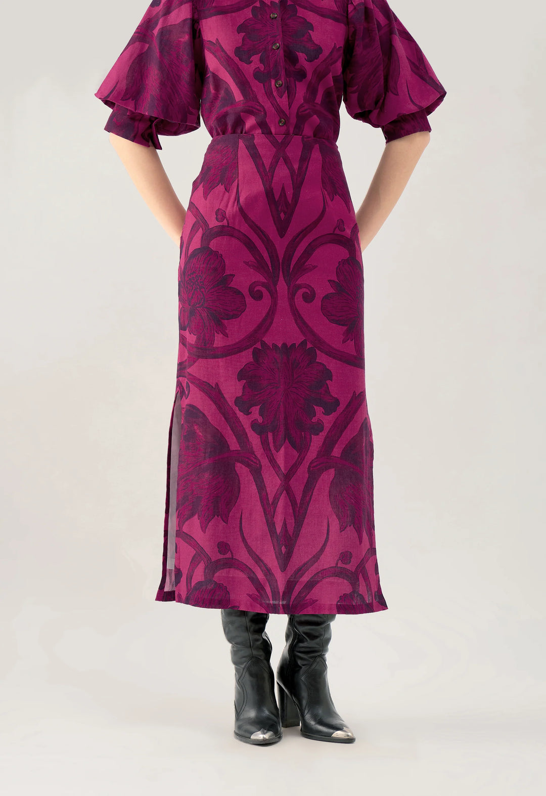 Aspen Skirt | Rosemore Mulberry