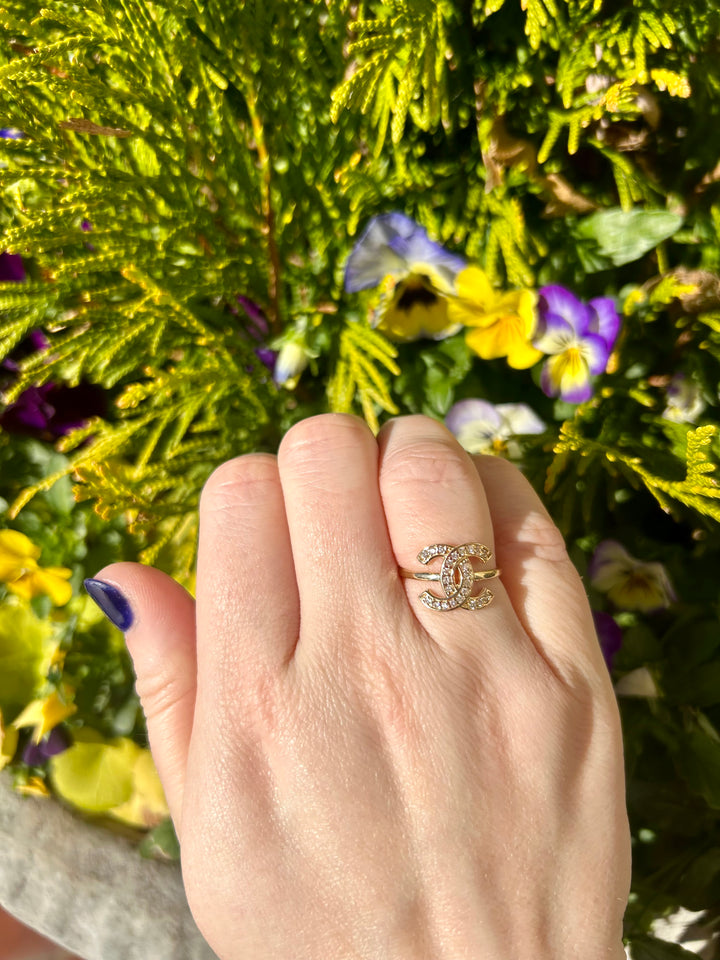 14kt .25ct Diamond CC Ring