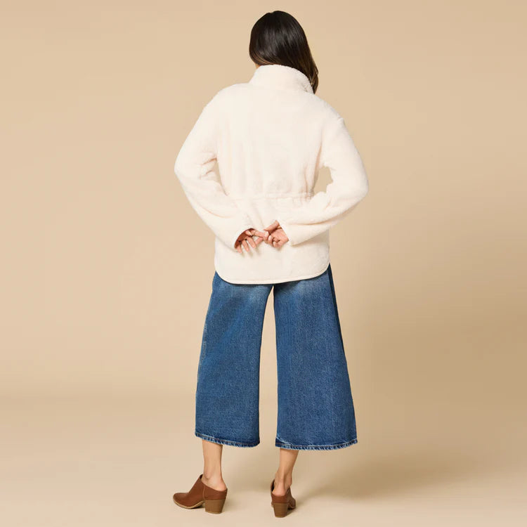 DreamPlush Zip Tunic | Almond