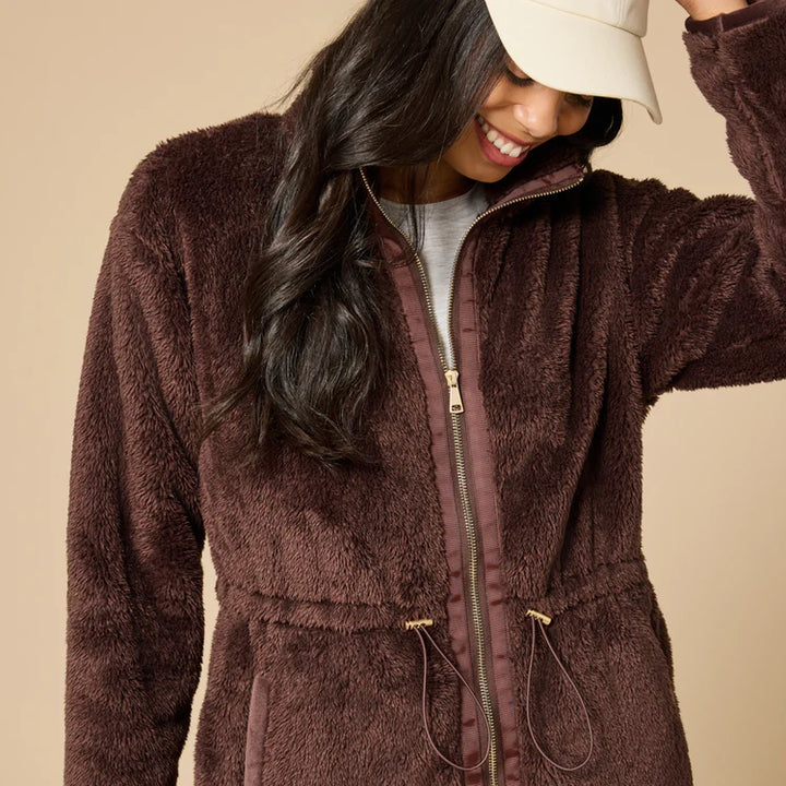 DreamPlush Zip Tunic | Espresso