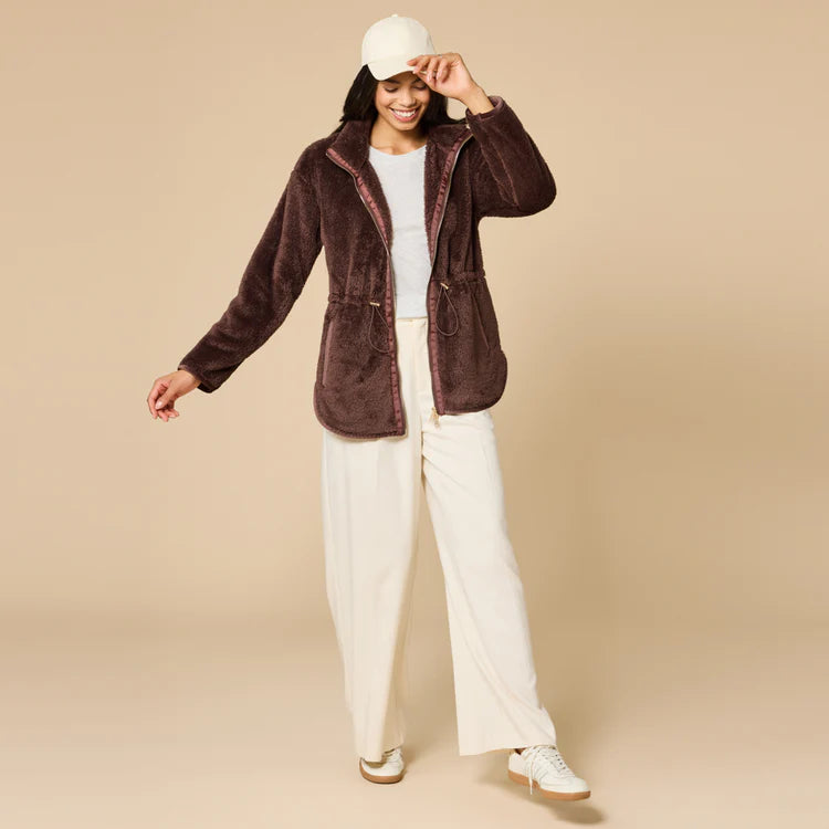 DreamPlush Zip Tunic | Espresso