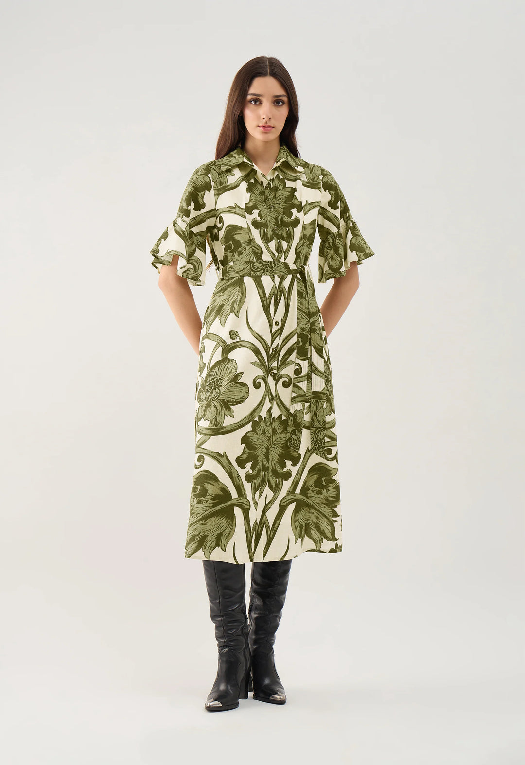 Brooke Dress | Rosemore Olive