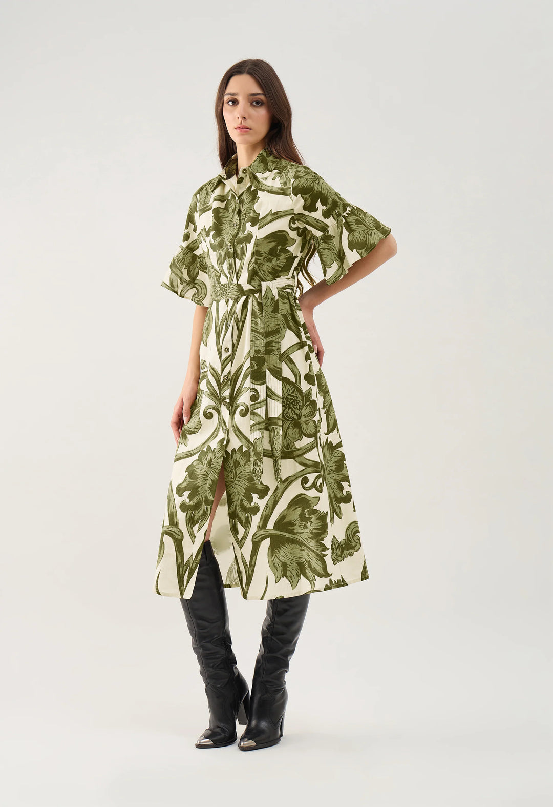 Brooke Dress | Rosemore Olive