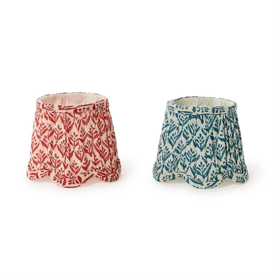 Scalloped Floral Fabric Lampshade | + Colors