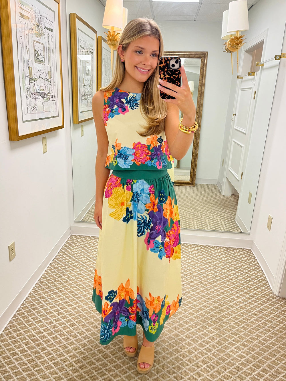 Dani Top Floral Fete - Charlotte's Inc