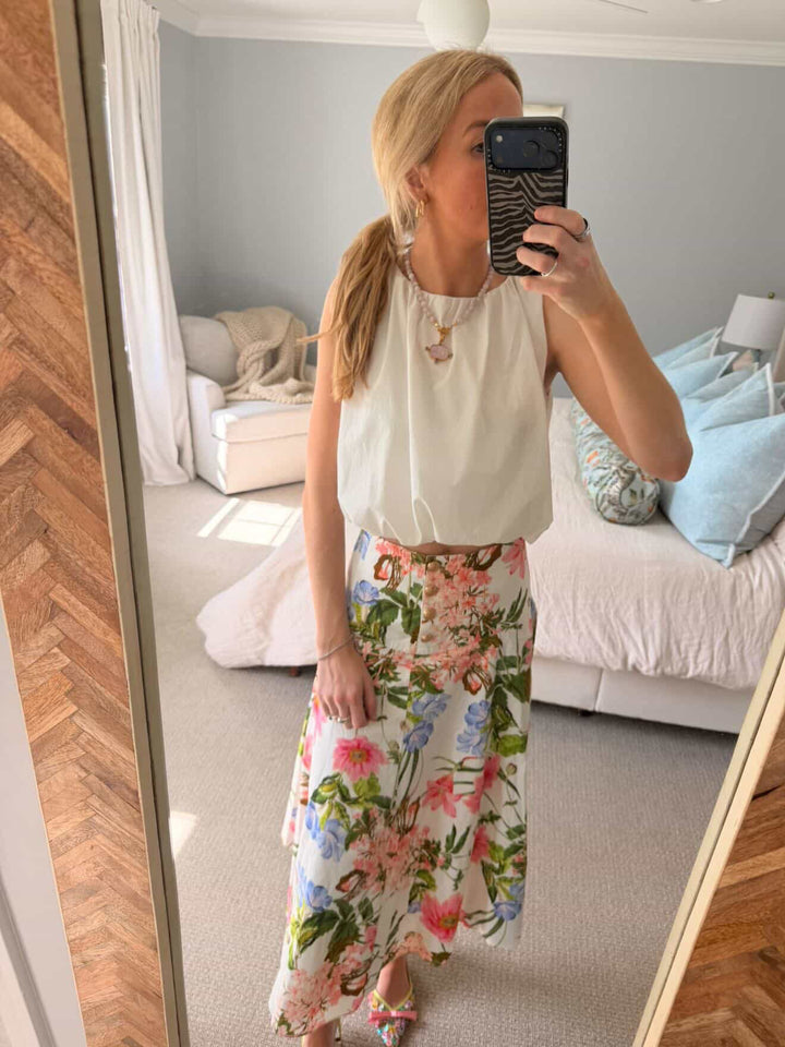 Pink Intaglio on Kunzite Necklace